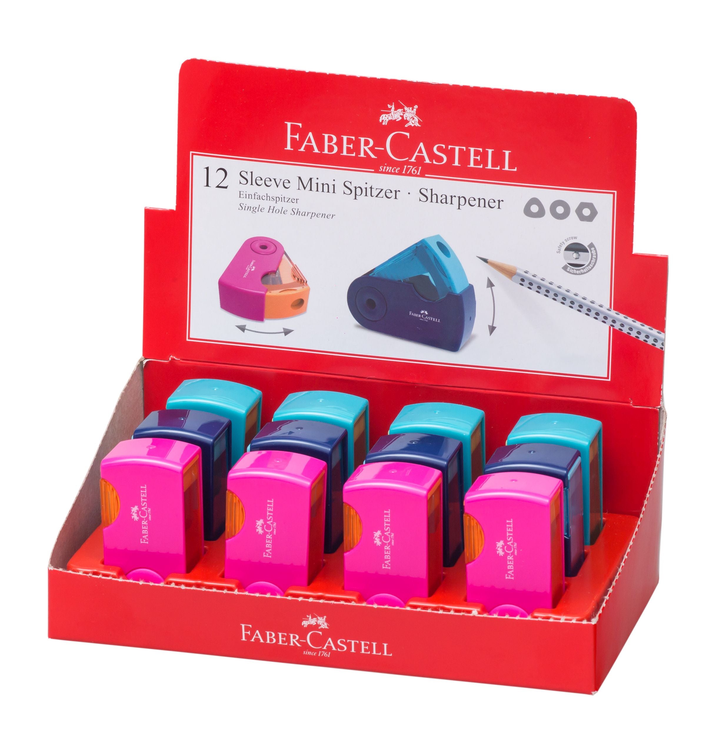 ASCUTITOARE PLASTIC SIMPLA SLEEVE-MINI TREND 2019 FABER-CASTELL ASCUTITOARE PLASTIC SIMPLA SLEEVE-MINI TREND 2019 FABER-CASTELL